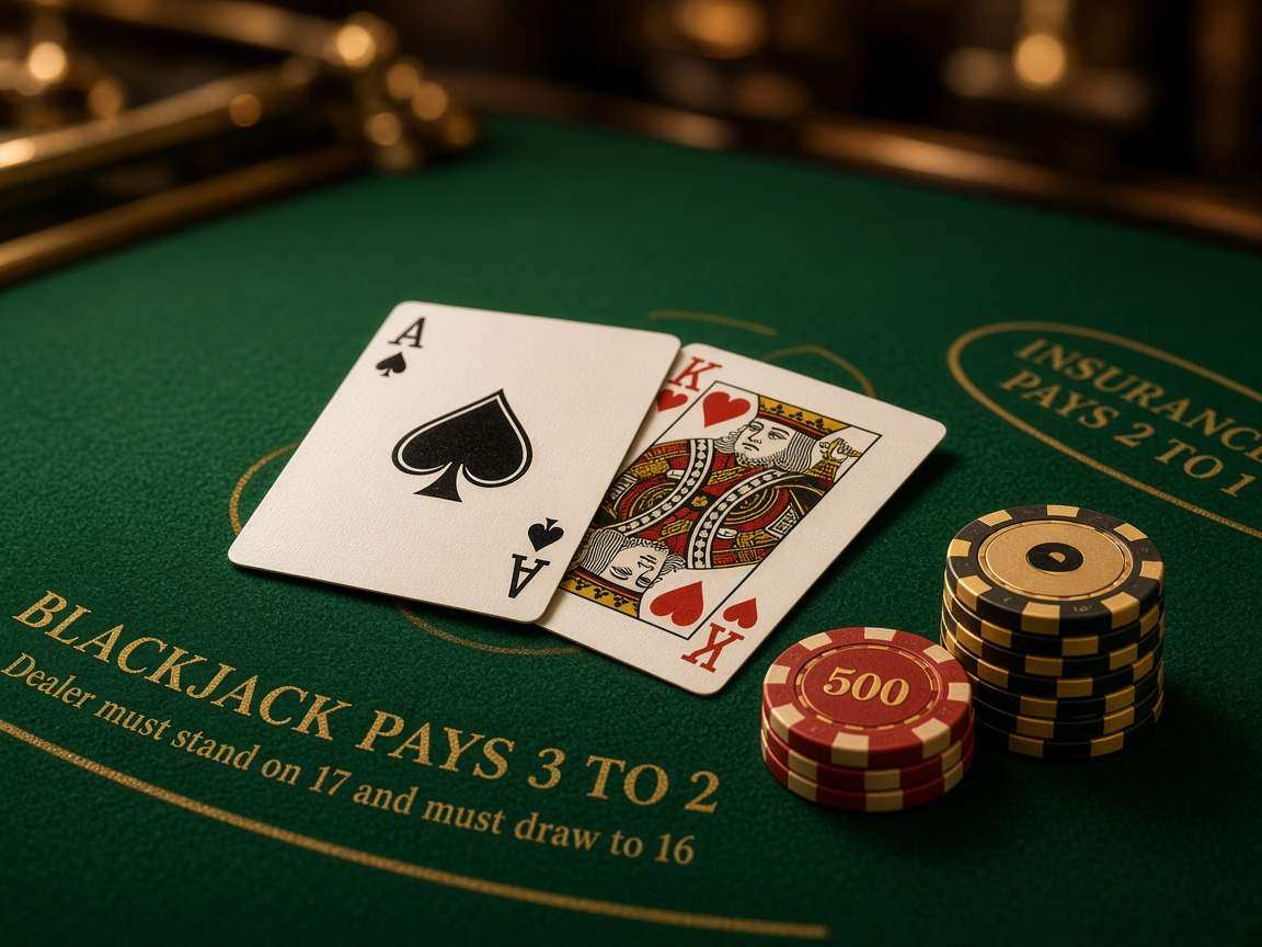 Table de blackjack BistroLuxeFR